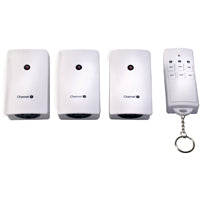 Woods 13569 Wireless Remote Control, 15 A, 125 V, 1875 W, CFL, LED Lamp, White