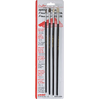Linzer A444 Artist Paint Brush Set, Wood Handle