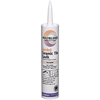 CUSTOM Polyblend PC38210S-6 Ceramic Tile Caulk, Bone, 10.5 oz Cartridge