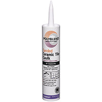 CUSTOM Polyblend PC6010S-6 Ceramic Tile Caulk, Charcoal, 10.5 oz Cartridge
