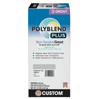 CUSTOM Polyblend PBPG11510 Non-Sanded Grout, Solid Powder, Characteristic, Platinum, 10 lb Box