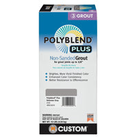 CUSTOM Polyblend PBPG16510 Non-Sanded Grout, Solid Powder, Characteristic, Delorean Gray, 10 lb Box