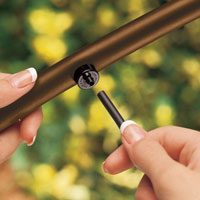 Rain Bird SW10/10PS Spot Watering Emitter, Single Outlet, Plastic, Black, For: 1/4 in or 1/2 in Drip Irrigation Tubing