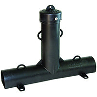 J.T. EATON 902R Bait Station, 15-1/4 in L, 4-1/2 in W, 12 in H, Plastic, Black