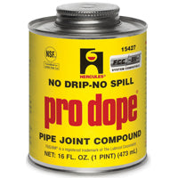 Oatey PRO DOPE 15427 Thread Sealant, 16 oz Can, Liquid, Paste, Gray
