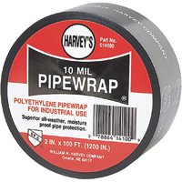 Harvey 014100 Pipe Wrap, 100 ft L, 2 in W, 10 mil Thick, Black