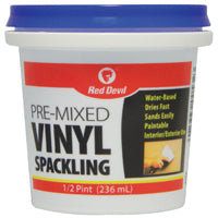 Red Devil 0532 Spackling Compound Off-White, Off-White, 0.5 pt Tub