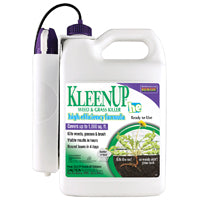 Bonide KleenUp he 759 Weed and Grass Killer Ready-To-Use with Power Wand, Liquid, Off-White/Yellow, 1 gal