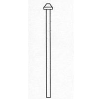 Plumb Pak PP70-6 Toilet Supply Tube, 3/8 in Inlet, Compression Inlet, Polybutylene Tubing, 20 in L