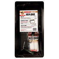 WOOSTER RR375-4 1/2 Trim Roller Kit, Smooth Surface, Microfiber, White, 4-Piece