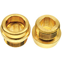 Danco 30019E Faucet Bibb Seat, For Use With American Standard Faucets, NO 20, 7/16-24 Threaded, Brass, Plated