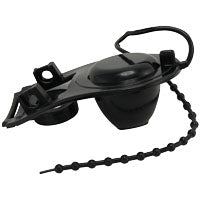 Plumb Pak PP835-3 Flapper Tank Ball, Vinyl, Black, For: Plastic, Brass and Old Style Crane Flush Valves