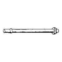 Plumb Pak PP70-3 Sink Supply Tube, 3/8 in Inlet, Polybutylene Tubing, 20 in L