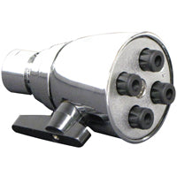 Plumb Pak Deluxe Series PP825-2 Shower Head, 2.5 gpm, 1/2 in Connection, Brass, Chrome