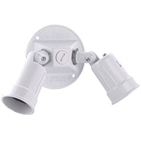 Bell Outdoor 5625-6 4" White Round Dual Lampholders