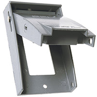 Hubbell 5028-5 Rayntite Weatherproof Device Cover, 1 Gang, 4-1/2 In L X 2-3/4 In W, Gray