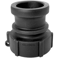 GREEN LEAF GLP150A Cam Lever Coupling, 1-1/2 in, Male x FNPT, Polypropylene