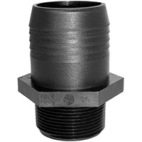 GREEN LEAF A112P Adapter, 1-1/2 in, MPT x Hose Barb, Polypropylene