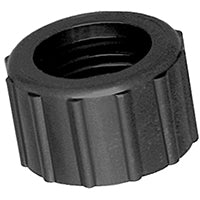 GREEN LEAF B3400P Swivel Nut, 3/4 in, GHT, Polypropylene, Black