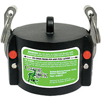 GREEN LEAF GLP 200 CAP Cam Lever Coupling, 2 in, Male, Polypropylene, For: Male Adapter