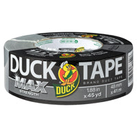 Duck 240201 Duct Tape, 45 yd L, 1.88 in W, Silver