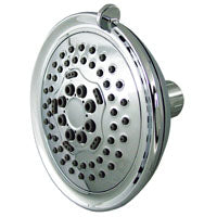 Boston Harbor Shower Head, 1.75 (6.6) 80 gpm (L/MIN) psi, 1/2-14 NPT Connection, Threaded, 5-Spray Function, Chrome