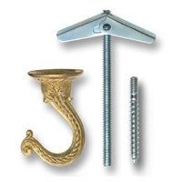 OOK 534502 Hillman Jumbo Swag Hook, Plated, Brass 50331