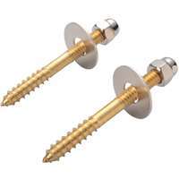 Exclusively Orgill Screw Set, Brass, For: Use to Attach Toilet to Flange