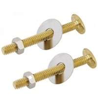 Exclusively Orgill Bolt Set, Brass, For: Use to Attach Toilet to Flange
