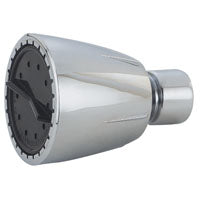 Boston Harbor B11204CP Shower Head, 1.75 gpm, 1/2-14 NPT Connection, Threaded, 1-Spray Function, Plastic, Chrome