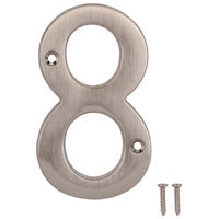 ProSource N-Z048SN-PS House Number, Character: 8, 4 in H Character, 2.28 in W Character