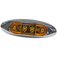 PM V168XA LED Light, 9/16 V, 2-Lamp, LED Lamp, Amber Lamp