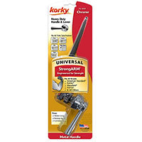 Korky StrongARM Series 6054BP Tank Flush Lever, Angled, Front, Left, Right, Side Mounting, Metal, Chrome