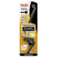 Korky StrongARM Series 6034BP Tank Flush Lever, Angled, Front, Left, Right, Side Mounting, Metal, Matte