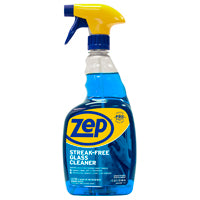 Zep ZU112032 Glass Cleaner, 32 oz, Liquid, Pleasant, Dark Blue