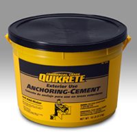 Quikrete 1245-11 Anchoring Cement, Granular, Brown/Gray, 10 lb Pail
