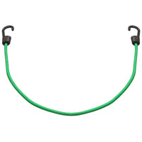 ProSource FH64083 Stretch Cord, 8 mm Dia, 32 in L, Polypropylene, Green, Hook End