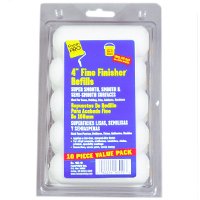 FOAMPRO 165-10 Roller Refill, 3/8 in Thick Nap, 4 in L, Foam Cover