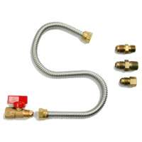 Mr. Heater F271239 Gas Hookup Kit, 1-Stop, Universal, Brass/Stainless Steel