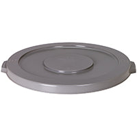 CONTINENTAL COMMERCIAL Huskee 3201GY Receptacle Lid, 32 gal, Plastic, Gray, For: Huskee 3200 Container