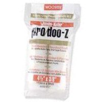 WOOSTER RR302-4.5 Paint Roller Cover, 3/8 in Thick Nap, 4-1/2 in L, Fabric Cover, White