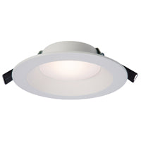 HALO RL6-DM Series RL6069S1EWHDMR LED Retrofit Module, 9 W, 120 V, LED Lamp, White, Matte