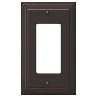 AmerTac Rocker/GFCI Switch Plate, Venetian Bronze 84RVB