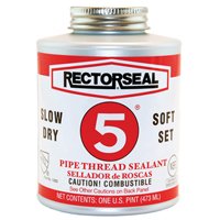 RECTORSEAL 25551 Thread Sealant, 0.5 pt Can, Paste, Yellow