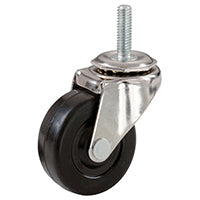 Shepherd Hardware 9196 4-Inch Stem Caster, Soft Rubber Wheel, 1/2-Inch Stem Diameter, 115-lb Load Capacity