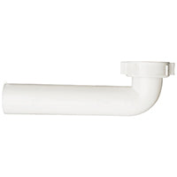 Plumb Pak PP101AW Waste Arm, 1-1/2 in, Direct-Connect, Plastic, White