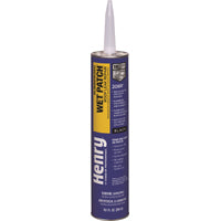 Henry Wet Patch 208R Series HE208R004 Roof Cement, Black, Liquid, 11 fl-oz Cartridge