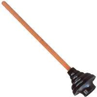 ProSource 8324-B-D3L Plunger, 24-5/8 In OAL, 5-1/2 in Cup, Long Handle