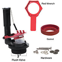 FLUIDMASTER K-540A-015-T5 Flush Valve Repair Kit, For: American Standard, Toto and 3 in Flush Valves Toilets