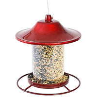 Perky-Pet 312R Red Sparkle Panorama Bird Feeder